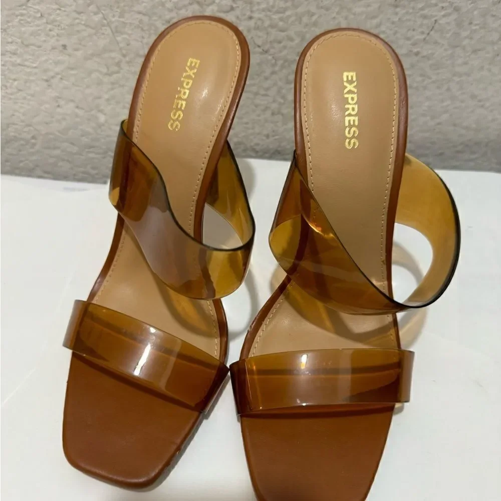 Express Barley There High Heels size 9 - Picture 7 of 9